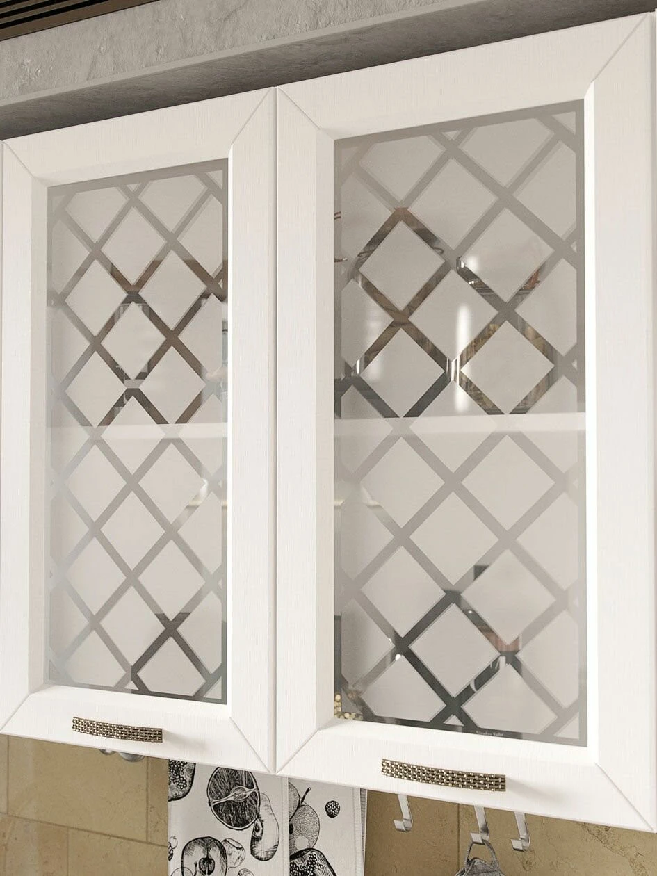 Кухонный гарнитур Агава 1.6 м, мебель для дома и кухни, Акация белая / Трюфель / столешница Калаката